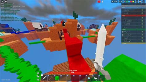 Roblox Bedwars Intense Fight Youtube