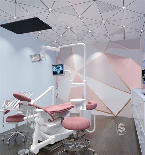 Dental Clinic Interior Design On Behance Dental Office Decor Dentist