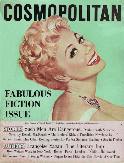 Cosmopolitan August 1958 Yesterdays Newsstand Mitzi Gaynor Vintage