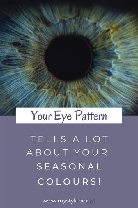 Eye Patternsand Seasonal Colours Eye Color Chart Seasonal Color