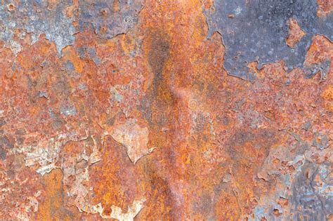 Peeling Paint And Rusty Old Metal Texture Stock Image Image Of