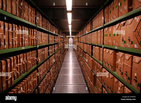 The National Archives Records Office At Kew Near London England Stock