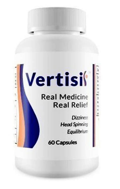 Vertisil Real Medicine 60 Caps 1 Bottle Relieve Vertigo Symptoms Incl
