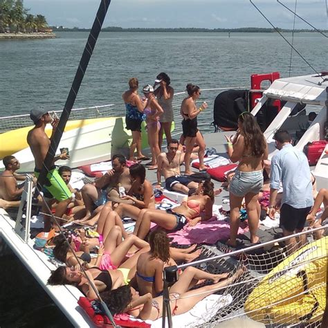 South Beach Party Boats Travel Bayside Miami