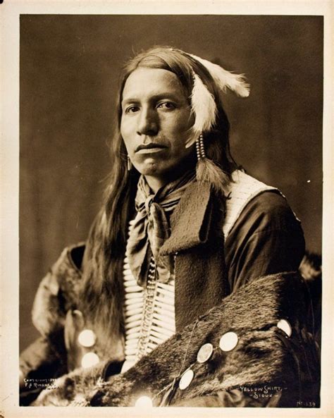 Yellow Shirt Ogle Zizi Oglala Lakota 1899 Two Eagle Fluffs Tied