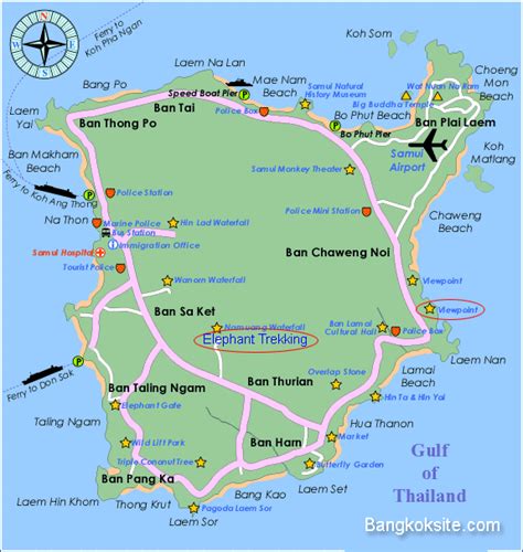 Koh Samui Map