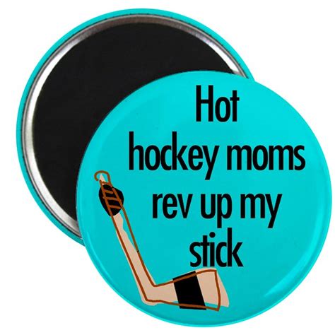 hot hockey moms magnet by sportsmusings
