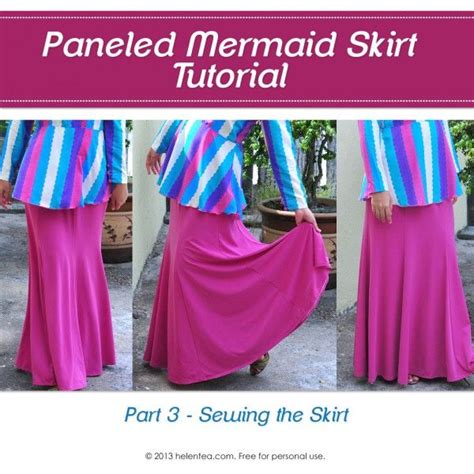 Diy Paneled Mermaid Skirt Tutorial Part 3 Sewing The Skirt Skirt
