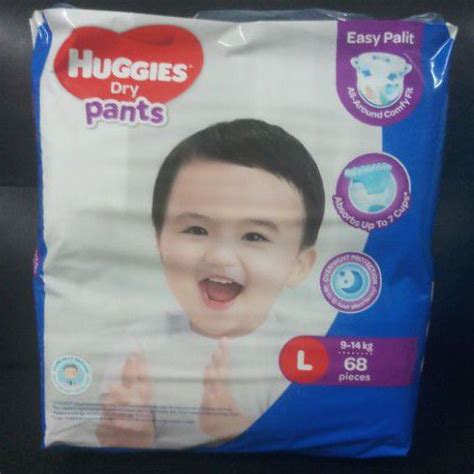 Huggies Dry Pants Large 68pcs 9 14kg Shopee Philippines