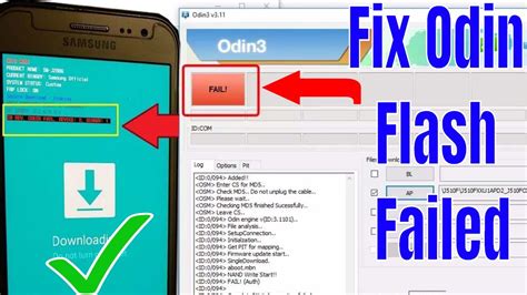 Odin Flash Fail While Flash Any Samsung Devices How To Fix YouTube