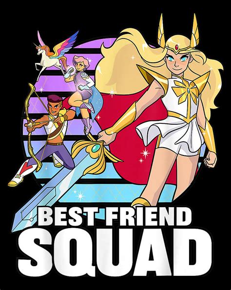 She Ra And The Princess Of Power Best Friend Squad Digital Art By Frank