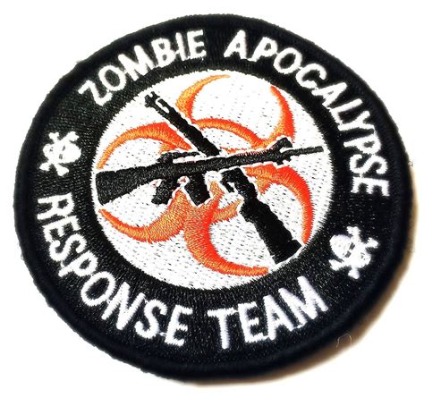 Tactical Morale Patch Velco Backed Zombie Hunting Apocalypse Response