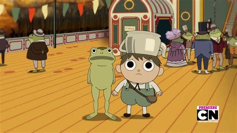 Gregory's pet frog is a character who appears in over the garden wall. Lullaby in Frogland - Over the Garden Wall Wiki