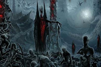 Hell Occult Fantasy Wallpapers Dark Satanic Artwork
