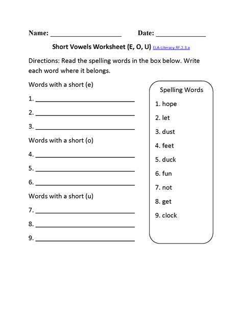 Free Printable Phonics Worksheets For Second Grade Free Printable A To Z