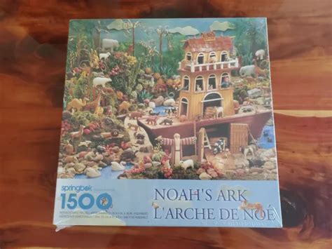 Springbok Noah S Ark L Arche De Noe Puzzle New Sealed Picclick Uk