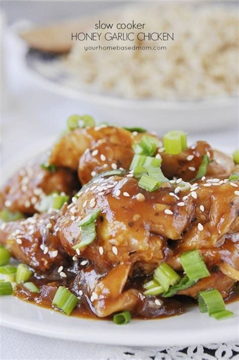 Slow Cooker Honey Garlic Chicken Is A Quick And Easy Dinner