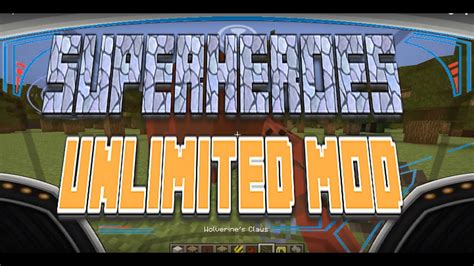 Minecraft Superheroes Unlimited Mod Youtube