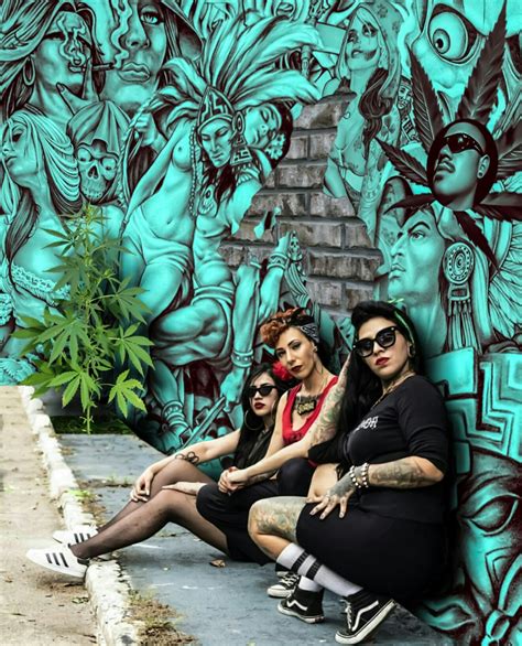 Gangster Girls Pmm Gangster Girl Chicano Art Mexican Girl