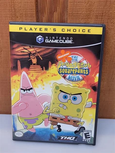 The Spongebob Squarepants Movie Nintendo Gamecube 2004 Complete In Box