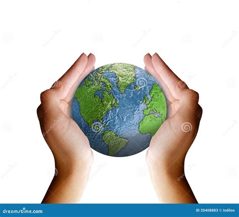 Hands Holding Planet Earth Stock Image Image Of Globe 20408883
