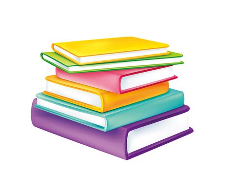 Book Stack Png Isolated File Png Mart
