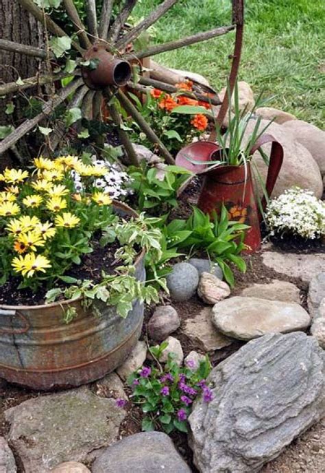 Awesome 25 Awesome Rustic Garden Decor 25