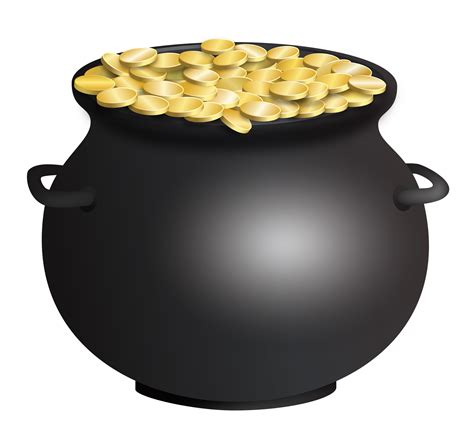 Vector Pot Of Gold Png Png All Png All