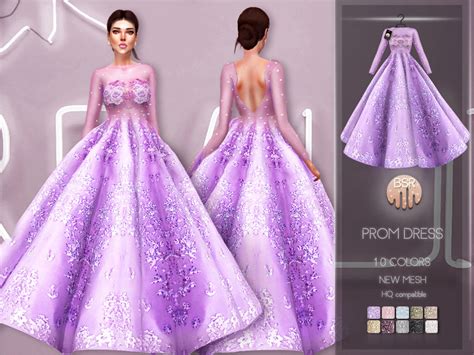 Prom Dress Bd215 The Sims 4 Catalog