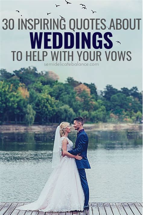 30 Inspiring Wedding Quotes And Sayings To Help With Your Vows