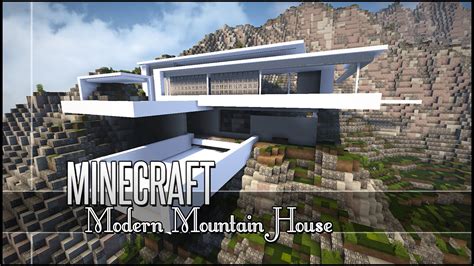 ► follow my social media! Minecraft: Let's Build - Modern Mountain House - Part 1 ...
