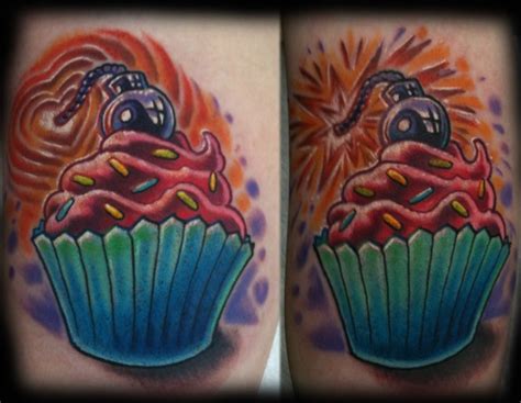 Matching Cupcake Tattoos By Stevie Monie Tattoonow
