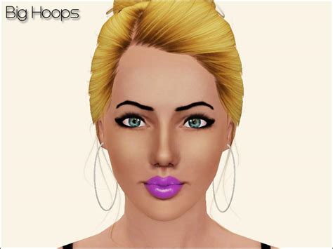 Lushness Sims Big Hoops