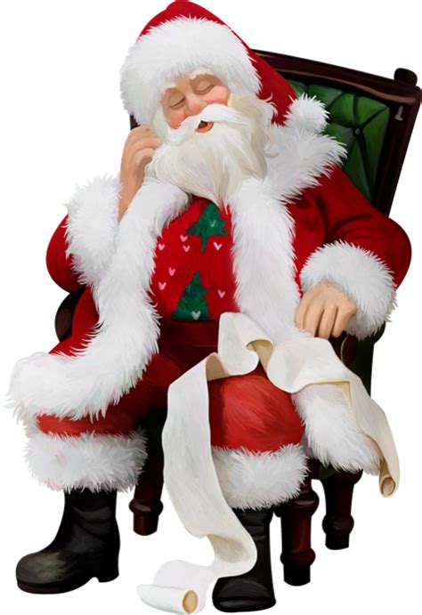 Tube Père Noël Weihnachtsmann Png Xmas Santa