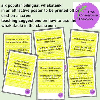Whakatauki Posters In Te Reo M Ori And English For The Classroom