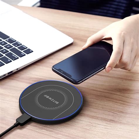 15w Wireless Qi Charger Fast Charging Pad Mat Dock For Smart Phone