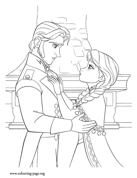 Teachers will love the many educationally themed pages such as the diversity collection that can help when teaching topics. Frozen - Hans doesn't kiss Anna to save her coloring page ...