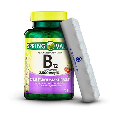 Spring Valley Vitamin B12 2500 Mcg B12 Quick Dissolve Cherry Flavor