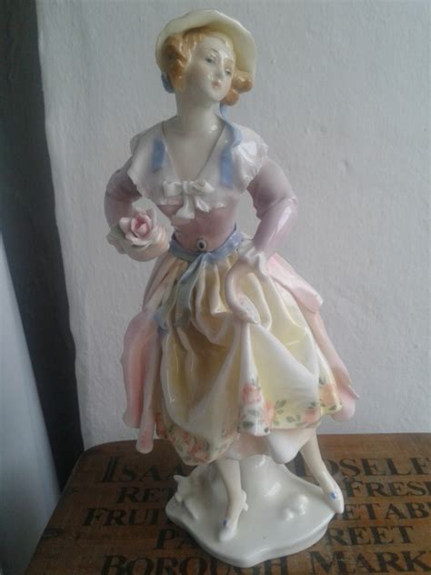 Karl Ens Lady Porcelain Figurine