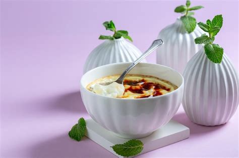 Premium Photo Baked Rice Pudding Turkish Cuisine