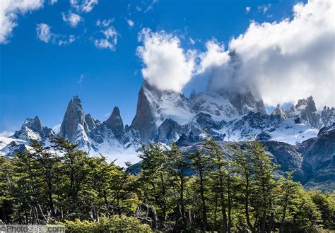 Cerro Fitz Roy Andes Mountains Los Glaciares National Park Patagonia