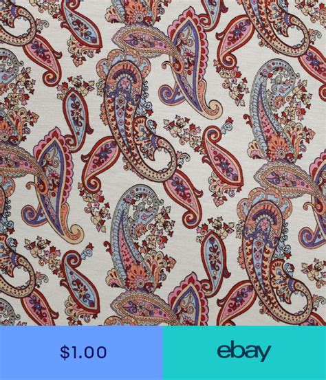 Paisley Print On Rayon Spandex Jersey Fabric Style P 10012 Hvy Rsj