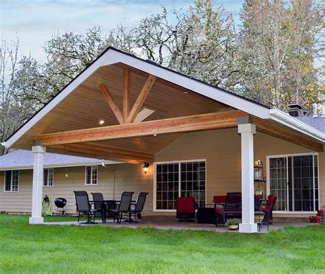 Tnt Builders Large Gable Patio Cover Covered Patio Design Patio