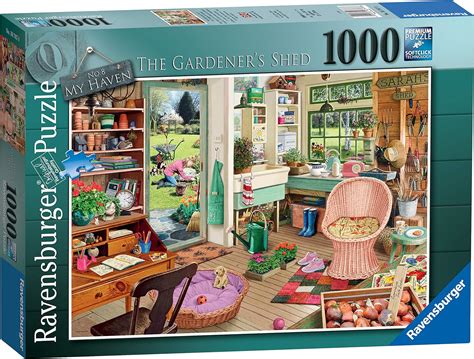 Ravensburger My Haven No 8 The Garden Shed 1000 Piece Jigsaw Puzzle