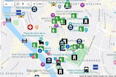 Mapa Turístico De Sevilla Digital ️ Plano Online 2024 ️