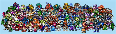 All Megaman Characters By Ganando Enemigos On Deviantart