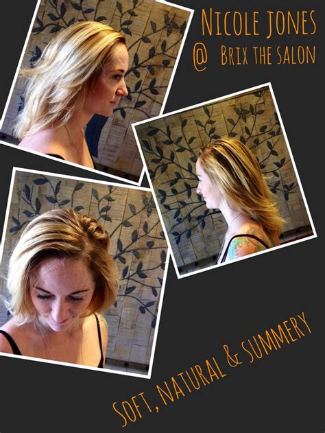 Brix The Salon Hair By Nicole Jones Softombre Sombre Bronde Highlights Blonde Mediumlength
