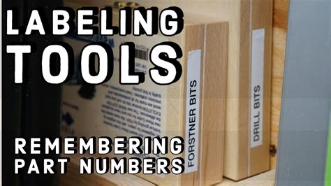 Workshop Tip Labeling Tools Parts And Consumable Accessories Youtube