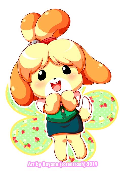 Isabelle By Coconcrash On Deviantart Animal Crossing Fan Art Animal