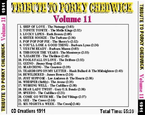 Tribute To Porky Chedwick Vol 11 Back Dmt Img Host